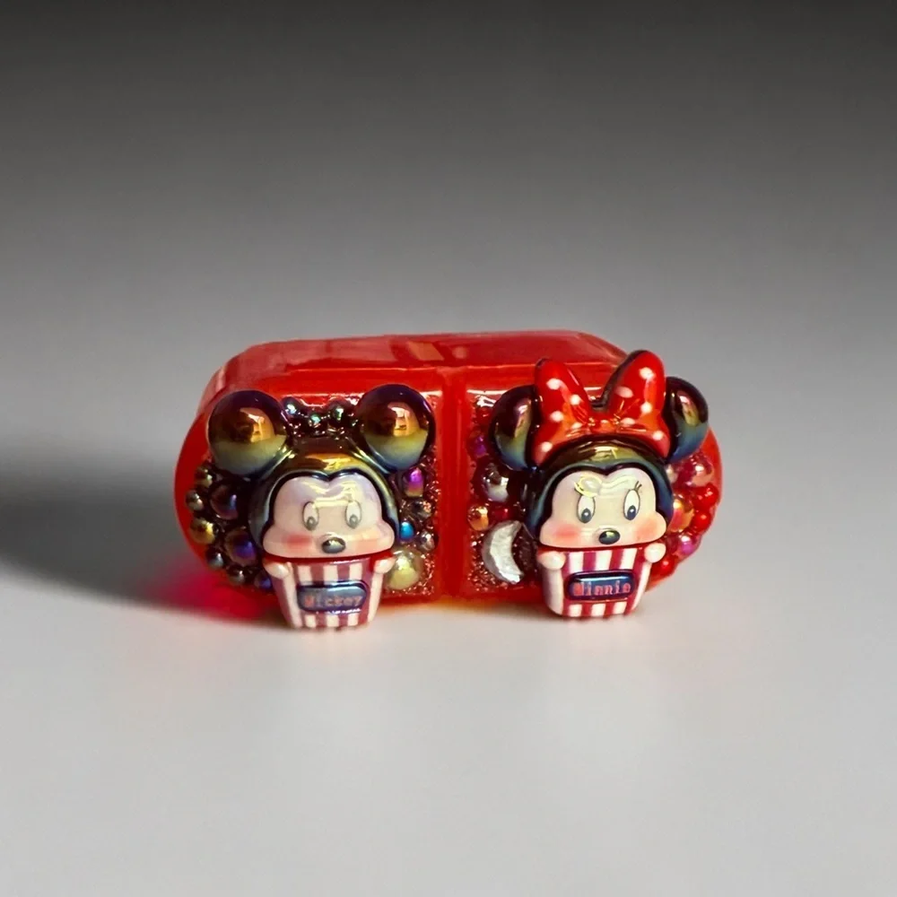 Decoden Mini Pill Box, Mickey Minnie Kawaii Junk Case Style, Night Day Medicine